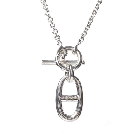 hermes chaine d'ancre|hermes chaine d'ancre necklace silver.